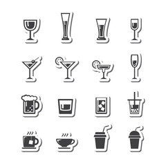 vector.drink icon set