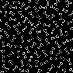Bones seamless pattern