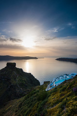 Fototapeta na wymiar Santorini island