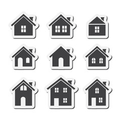 house icon set