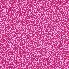 Pink leafy pattern