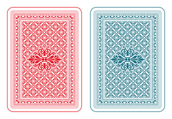 Playing cards back delta - 70126916