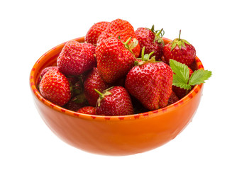 Strawberry in the bowl