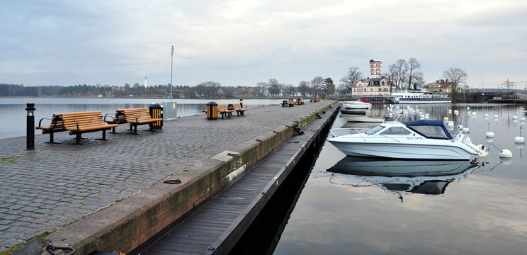 Port in V&auml;stervik, Sweden, Scandinavia, Europe