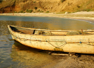 Fishing boat at The Black Sea, Romania