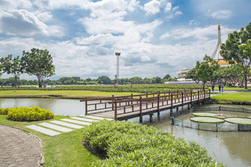 Fototapeta na wymiar Suanluang RAMA IX, King Rama IX Park