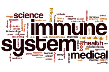 Immune system word cloud