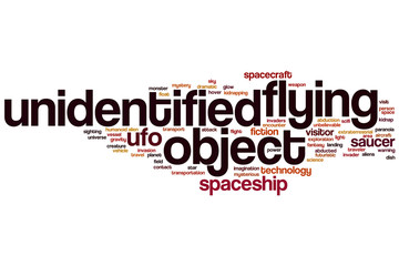 UFO word cloud