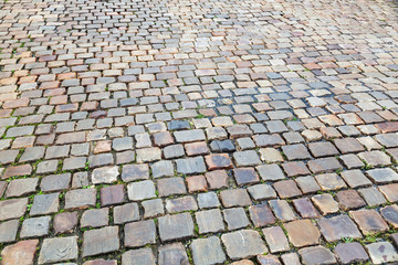 altes Kopfsteinpflaster
