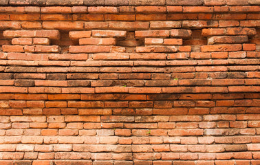 orange brick wall textured.