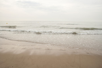 Fototapeta na wymiar seashore in the north sea