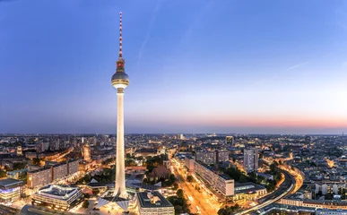 Foto op Aluminium Berliner Fernsehturm 07422 © marcus_hofmann
