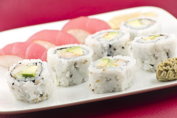 Tuna Sushi California Roll