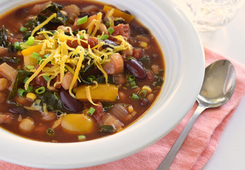 Healthy vegetable chili