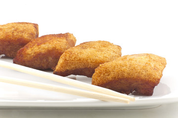 Chinese Toasted Bread with Minced Shrimp