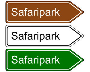 Wegweiser Safaripark