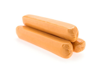 Sausage isolated on white
