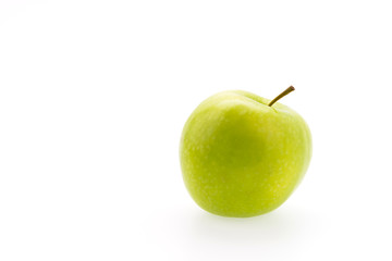 Green apple isolated on white