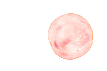 Ham isolated on white