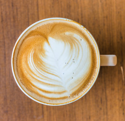 Latte coffee