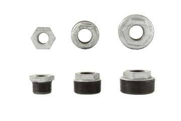 different size of galvanized iron reduce fitting for waterwork