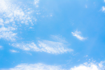 Naklejka na ściany i meble blur white cloud and blue sky background image