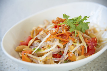 Popular Thai Papaya salad