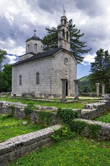 Fototapeta na wymiar Cetinje, Montenegro (the ancient capital of Montenegro)