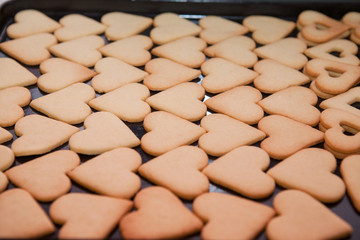 Heart shaped cookies