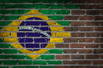 Dark brick wall - Brazil