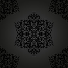 Orient Seamless Vector Pattern. Abstract Background