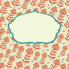 vector frame decorative flowers 2