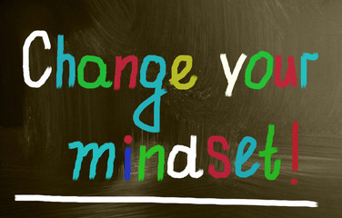 change your mindset concept