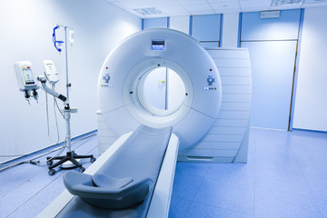 CT (Computed tomography) scanner in hospital