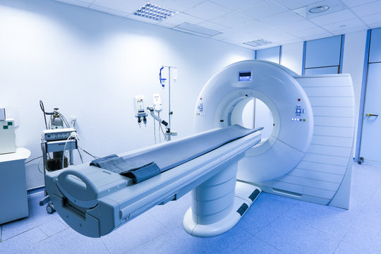 CT (Computed tomography) scanner in hospital