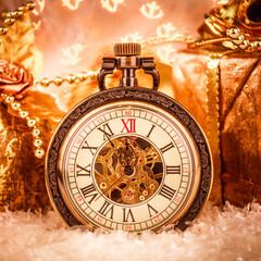 Christmas pocket watch