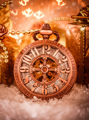 Christmas pocket watch