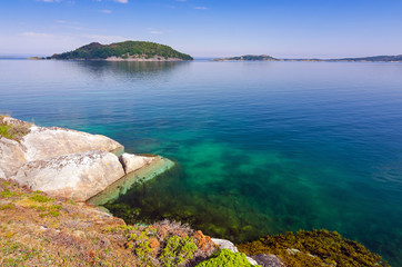 Fototapeta na wymiar Norwegian fjord coast