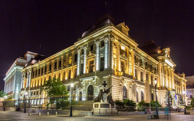 Fototapeta na wymiar National Bank of Romania in Bucharest