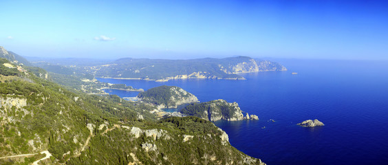 Panorama - Paleokastritsa, Korfu