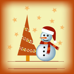 winter christmas illustration