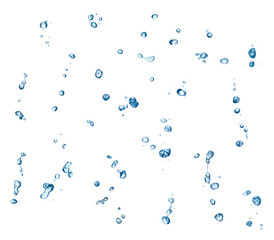 water splash drop blue liquid bubble