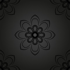 Orient Seamless Vector Pattern. Abstract Background