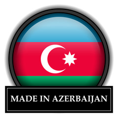 Made in button - Azerbaijan