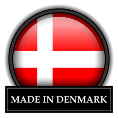 Made in button - Denmark