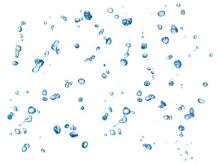 water splash drop blue liquid bubble