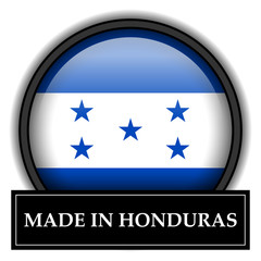 Made in button - Honduras