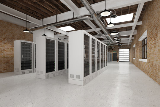 Rechenzentrum mit Server f&uuml;r Cloud Computing