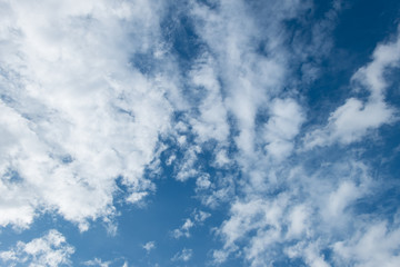 Obraz premium Cloud on blue sky.