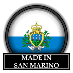 Made in button - San Marino